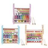 Maxbell Cute 3 In 1 Wooden Educational Toy Xylophone Musical Pounding Toy Unicorn