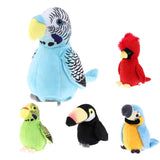 Maxbell Plush Stuffed Toys Cartoon Talking Parrot Toy Kids Children Gift Green