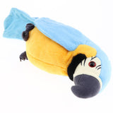 Maxbell Plush Stuffed Toys Cartoon Talking Parrot Toy Kids Children Gift Blue