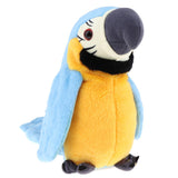 Maxbell Plush Stuffed Toys Cartoon Talking Parrot Toy Kids Children Gift Blue