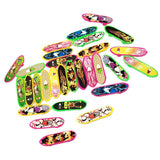 Max 1/12 Miniature Skateboard Toy Mini Fingerboards Dollhouse Ornament 20 Pieces