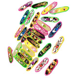 Max 1/12 Miniature Skateboard Toy Mini Fingerboards Dollhouse Ornament 20 Pieces