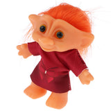 Maxbell Handmade Vintage Trolls Doll Dollhouse Mini Figures Toy Cute Little Guys New