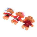 Maxbell Handmade Vintage Trolls Doll Dollhouse Mini Figures Toy Cute Little Guys New