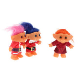 Maxbell Handmade Vintage Trolls Doll Dollhouse Mini Figures Toy Cute Little Guys New