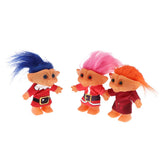Maxbell Handmade Vintage Trolls Doll Dollhouse Mini Figures Toy Cute Little Guys New