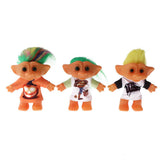 Maxbell Mini Troll Dolls Vintage Trolls Lucky Doll Mini Action Figures Little Guys