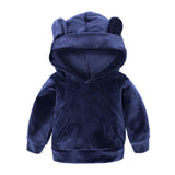 Maxbell Baby Kid Outfit Hoodie Coat Top+Pants Tracksuit Clothes Set 18-24M Dark Blue