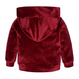 Maxbell Baby Kid Outfit Hoodie Coat Top+Pants Tracksuit Clothes Set 18-24M Red