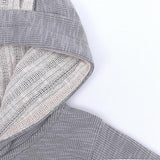 Maxbell Cotton Big Ear Bunny Zipper Jumpsuit Climbing Clothes Gray (0-3 Months)