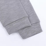 Maxbell Cotton Big Ear Bunny Zipper Jumpsuit Climbing Clothes Gray (9-12 Months)