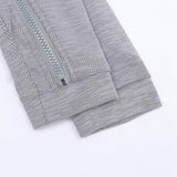 Maxbell Cotton Big Ear Bunny Zipper Jumpsuit Climbing Clothes Gray (9-12 Months)