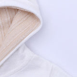 Maxbell Cotton Big Ear Bunny Zipper Jumpsuit Climbing Clothes White (0-3 Months)