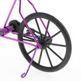 Maxbell 1:10 Metal Diecast Racing Bicycle Model Desk Figurine Home Decor Purple