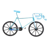 Maxbell 1:10 Metal Diecast Racing Bicycle Model Desk Figurine Home Decor Light Blue