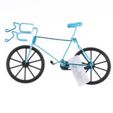 Maxbell 1:10 Metal Diecast Racing Bicycle Model Desk Figurine Home Decor Light Blue
