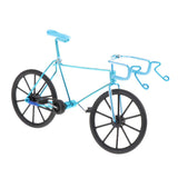 Maxbell 1:10 Metal Diecast Racing Bicycle Model Desk Figurine Home Decor Light Blue