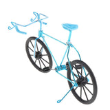 Maxbell 1:10 Metal Diecast Racing Bicycle Model Desk Figurine Home Decor Light Blue
