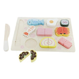 Maxbell Kitchen Wooden Cut Puzzle Kids Food Simulation Toys Japanese Cuisine