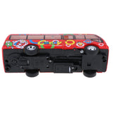Maxbell Alloy Pull Back Bus Model Vehicles Mini Model Car Toy Boys Girls Gift Red