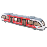 Maxbell Large Music & Light City Light Rail Transit Toy Kids Vehicles Gifts Red
