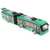 Maxbell Large Music & Light City Trolley Bus Toy Kids Vehicles Playset Gifts  Green