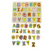 Maxbell Preschool Learning Toy Wooden Puzzle for Kids Toddler Alphabet Puzzle