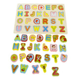 Maxbell Preschool Learning Toy Wooden Puzzle for Kids Toddler Alphabet Puzzle