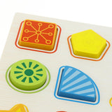Maxbell Preschool Learning Toy Wooden Puzzle for Kids Toddler Color Shape Puzzle