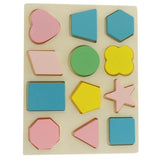 Maxbell Wooden Color Shape Puzzle Early Developmental Toys for Babies Toddlers