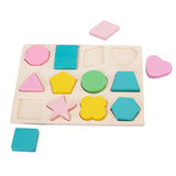 Maxbell Wooden Color Shape Puzzle Early Developmental Toys for Babies Toddlers