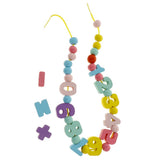 Max Wooden Blocks Lacing Beads Toy Puzzle Sorting Kids Educational Preschool Toy