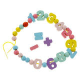 Max Wooden Blocks Lacing Beads Toy Puzzle Sorting Kids Educational Preschool Toy