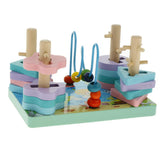 Maxbell Geometry Shape Block Early Educational Intelligence Development Toy Winding