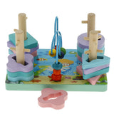 Maxbell Geometry Shape Block Early Educational Intelligence Development Toy Winding