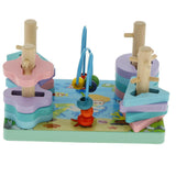 Maxbell Geometry Shape Block Early Educational Intelligence Development Toy Winding