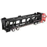 Maxbell 1:50 Alloy Diecast Trailer Truck Pull Back Carrier Vehicle Kids Toy  Red