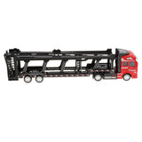 Maxbell 1:50 Alloy Diecast Trailer Truck Pull Back Carrier Vehicle Kids Toy  Red