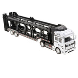 Maxbell 1:50 Alloy Diecast Trailer Truck Pull Back Carrier Vehicle Kids Toy  White