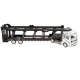 Maxbell 1:50 Alloy Diecast Trailer Truck Pull Back Carrier Vehicle Kids Toy  White