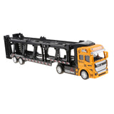 Maxbell 1:50 Alloy Diecast Trailer Truck Pull Back Carrier Vehicle Kids Toy  Orange