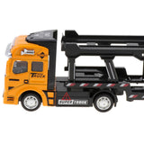 Maxbell 1:50 Alloy Diecast Trailer Truck Pull Back Carrier Vehicle Kids Toy  Orange