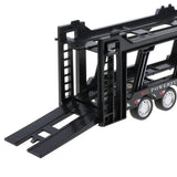 Maxbell 1:50 Alloy Diecast Trailer Truck Pull Back Carrier Vehicle Kids Toy  Black