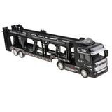 Maxbell 1:50 Alloy Diecast Trailer Truck Pull Back Carrier Vehicle Kids Toy  Black