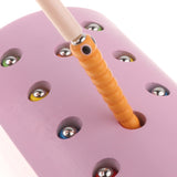 Maxbell Wooden Magnetic Catch Insect Game Toys Kid Montessori Educational Toy Pink