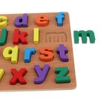 Max Wooden Jigsaw Puzzle Board Kids/Baby Cognitive Toy Lowercase Letters