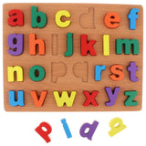 Max Wooden Jigsaw Puzzle Board Kids/Baby Cognitive Toy Lowercase Letters