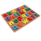 Max Wooden Jigsaw Puzzle Board Kids/Baby Cognitive Toy Lowercase Letters