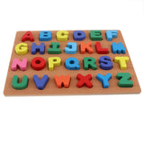 Maxbell Wooden Jigsaw Puzzle Board Kids/Baby Cognitive Toy Capital Letters