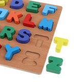 Maxbell Wooden Jigsaw Puzzle Board Kids/Baby Cognitive Toy Capital Letters